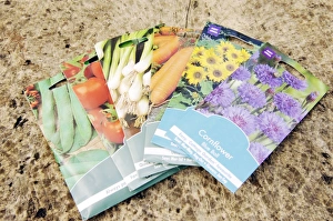 Vegetable Seeds Prints: Seed packs