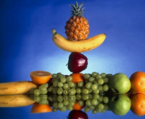 Selection of fruit, part of a healthy diet Selection of fruit, part of a healthy diet