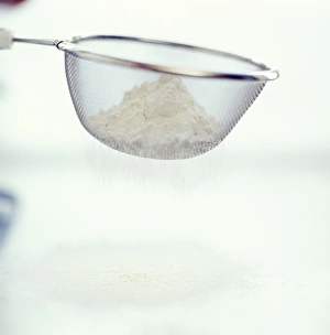 Kitchen Equipment Prints: Sieving flour