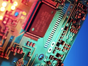 Personal Computer Components Prints: Silicon chip