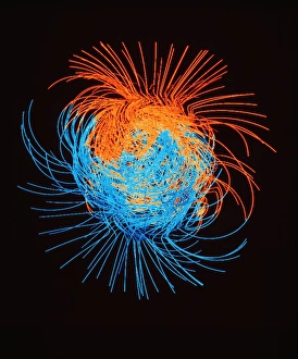 Simulation of the Earths magnetic field Simulation of the Earths magnetic field