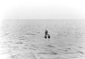 Sir Ernest Rutherford taking a swim in Dorset Sir Ernest Rutherford taking a swim in Dorset