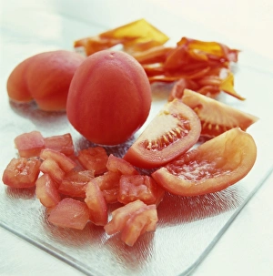 Images Dated 16th August 2004: Skinned Tomatoes Print