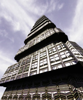 City Tower Architecture Prints: Skyscraper, computer artwork