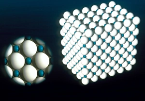 Sodium chloride cubic crystal Sodium chloride cubic crystal