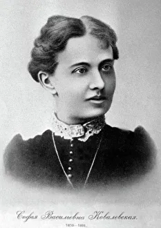 Scientist Prints: Print of Sofia Kovalevskaya in 1871