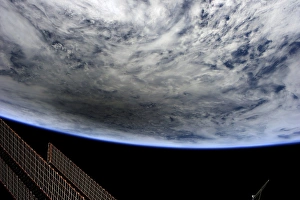 ISS Space Station Prints: Solar Eclipse Print, ISS Image