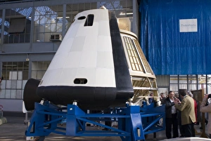 Images Dated 26th September 2011: Space Capsule Structure Model Print