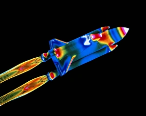 Computer Aided Design CAD Prints: Space shuttle