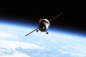 Space Prints: Progress Supply Vessel Approaching the ISS Print