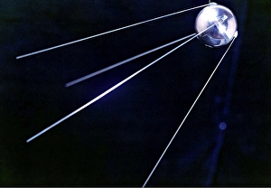 Russian Space Exploration Prints: Sputnik 1, Soviet spacecraft