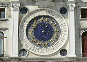 Piazza San Marco Venice Prints: St Marks Clock, Venice