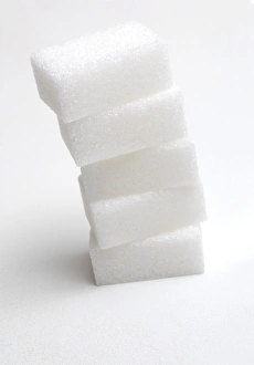 Kitchen Ingredients Prints: Stack of sugar cubes C014 / 1278