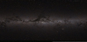 Images Dated 10th August 2012: Print of a star map showing the Milky Way galaxy in edge-on view