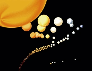 Images Dated 23rd January 2013: Star Types Print: Computer Artwork of Stellar Variations