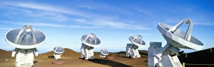Mauna Kea Observatory Prints: Submillimeter Array telescopes, Hawaii