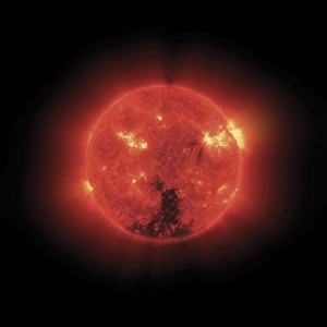 Xray Prints: Sun X-ray Image Print
