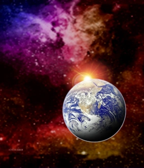 Sunrise Earth Print
