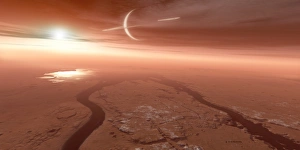 Saturn Ring System Prints: Surface of Titan