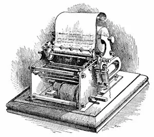 Telegraph printer, 1889 C013 / 8777