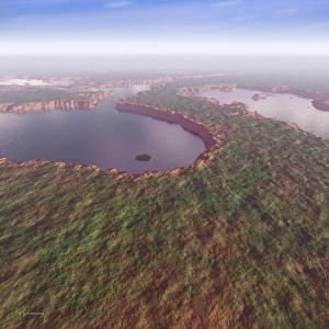 Mars Terraformed Landscape Print