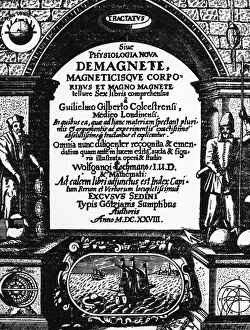 Title page of William Gilberts De Magnete Title page of William Gilberts De Magnete