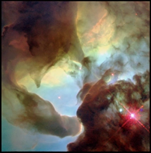 Tornado-like structures in the Lagoon Nebula, M8 Tornado-like structures in the Lagoon Nebula, M8