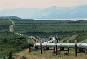 Part of the Trans-Alaskan Oil Pipeline Part of the Trans-Alaskan Oil Pipeline