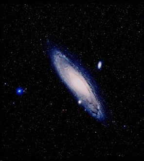 True-colour Palomar image of the Andromeda Galaxy True-colour Palomar image of the Andromeda Galaxy