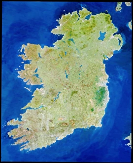True-colour satellite image of Ireland True-colour satellite image of Ireland