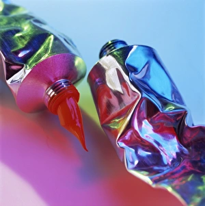Art Supplies Prints: Tubes of paint