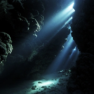 Underwater Cave Exploration Prints: Underwater cave