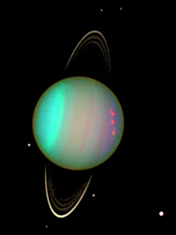 Hubble Telescope Prints: Hubble Space Telescope Print of Uranus