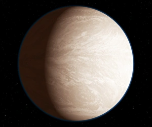 Space Illustration Artwork Prints: Venus