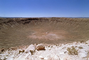 View of Barringer Crater, Arizona, USA View of Barringer Crater, Arizona, USA