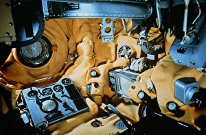 View of cabin of Soviet spacecraft Voskhod-1 View of cabin of Soviet spacecraft Voskhod-1
