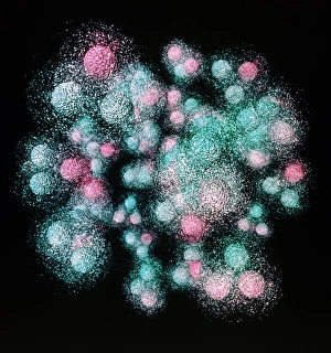 Visualisation of quark structure of silicon Visualisation of quark structure of silicon