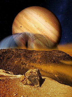 Solar System Astronomy Images Prints: Volcano on Io