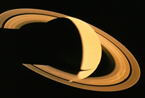 Voyager 1 photograph of Saturn & its ring system Voyager 1 photograph of Saturn & its ring system