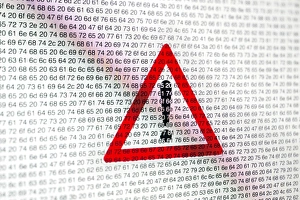 Warning Signs Prints: Warning sign and hexadecimal code C018 / 8583