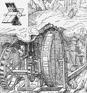 Water-powered mine ventilation in the 16th century Water-powered mine ventilation in the 16th century