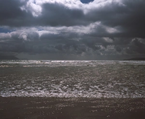 Irish Ocean Views Prints: Waves on beach