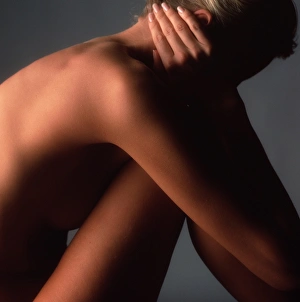 Images Dated 1995: Seated Woman Shoulder and Torso Print