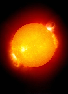 Space Astronomy Images Prints: X-ray image of Sun