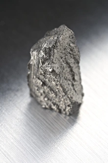 Prints of Yttrium. Sample of the rare earth metal Yttrium (Y) Images Dated 2012 February: Yttrium Metal Print