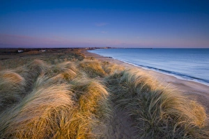 Blyth Beach and sand dunes shortly after dawn Blyth Beach and sand dunes shortly after dawn