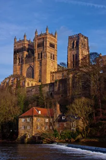 England, County Durham, Durham City. Fulling Mill, on the banks of the River Wear England, County Durham, Durham City. Fulling Mill, on the banks of the River Wear
