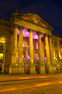 The Grade I listed Theatre Royal photographed at night. Opened in February 1837 The Grade I listed Theatre Royal photographed at night. Opened in February 1837