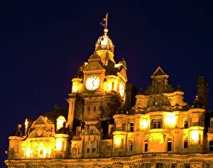 Scotland, Edinburgh, Balmoral Hotel. The Balmoral Hotel designed by architect W Scotland, Edinburgh, Balmoral Hotel. The Balmoral Hotel designed by architect W