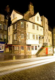 Scotland, Edinburgh, The Royal Mile. John Knox House on the Royal Mile Scotland, Edinburgh, The Royal Mile. John Knox House on the Royal Mile